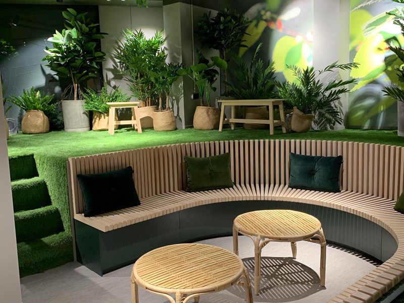 Photograph of the interior of Hygge.