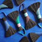 A selection of hand-made brushes.