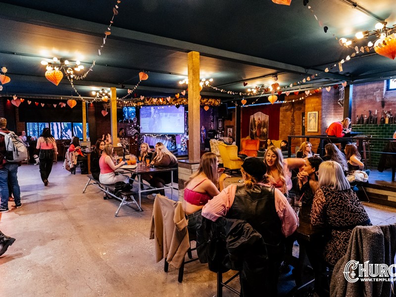 Inside Church - Temple of Fun.