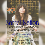 Promo image for the event featuring a shot of the artist Sorrel Nation.
