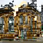 The exterior of the Heeley Bank Antiques Centre.