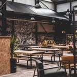 Interior of the Heist Brew Co.
