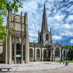 The exterior of Sheffield Cathedral.