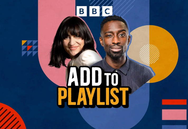 BBC ident with images of the DJs Jeffrey Boakye and Anna Phoebe.