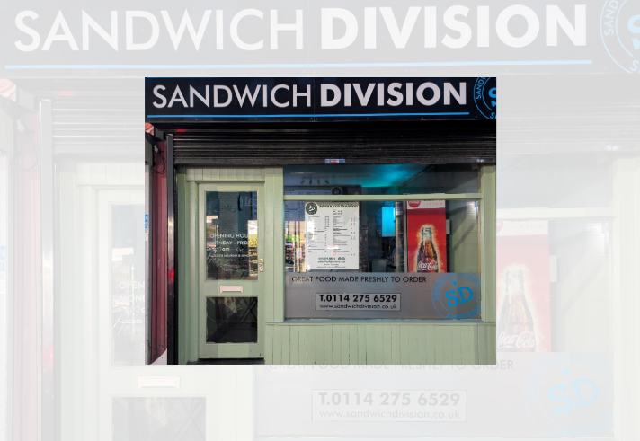 The exterior of Sandwich Division.