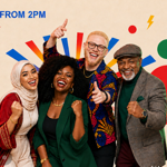 Promotional poster for a free live game show called Gen VS Gen, taking place on Sunday 30 August 2026 at the G-Mill Building in Sheffield, featuring four people standing together alongside event details and colourful graphic elements.