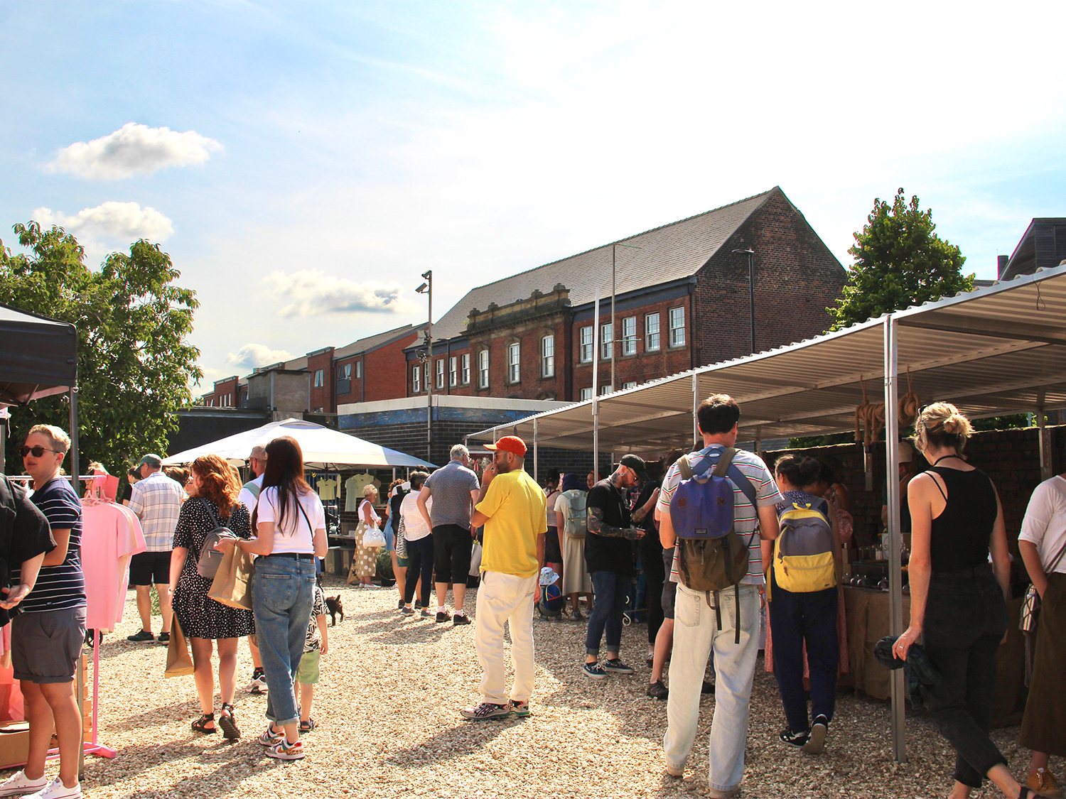 Peoples shopping at Rex Market