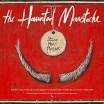 Poster for the event, featuring an illustration of a moustache that has been mounted on a red wall.