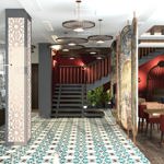The interior of Mavi Ruya Turkish Bar & Grill.