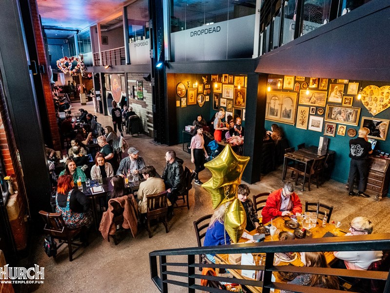 Inside Church - Temple of Fun.