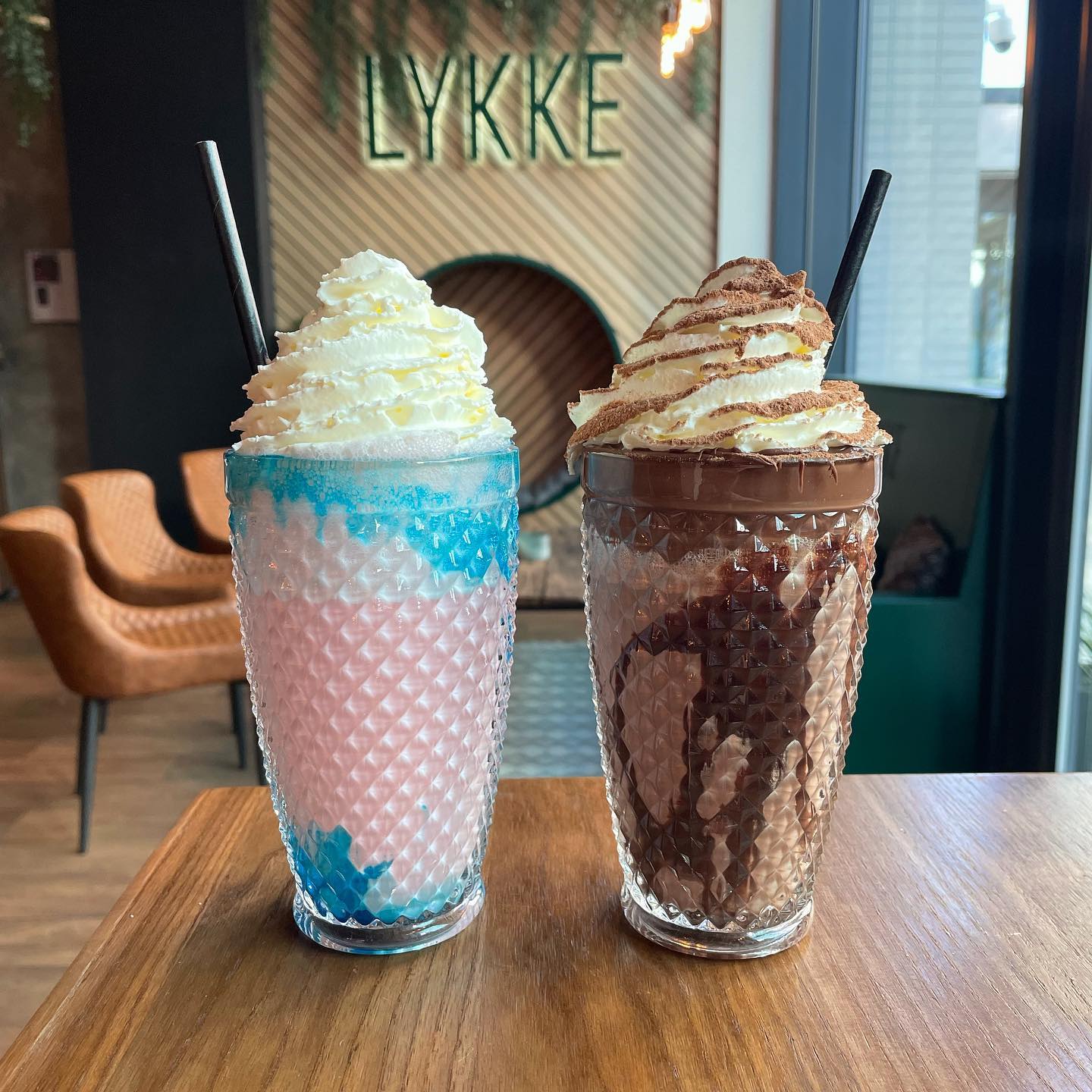 Milkshakes at LYKKE Sheffield.