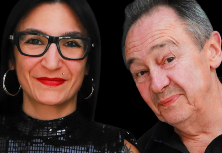 Dr Mine Conkbayir MBE and husband, the BAFTA award-winning comedy actor, Paul Whitehouse