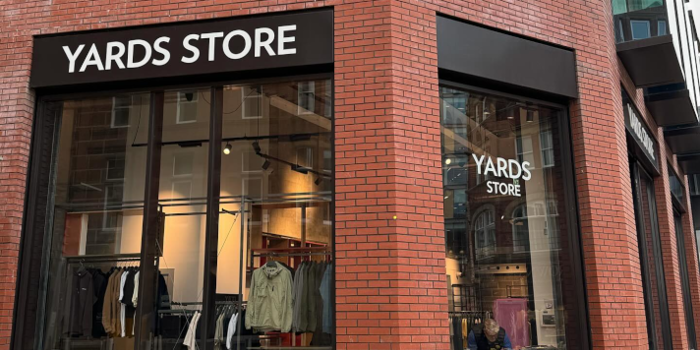 The exterior of the Yards Store.