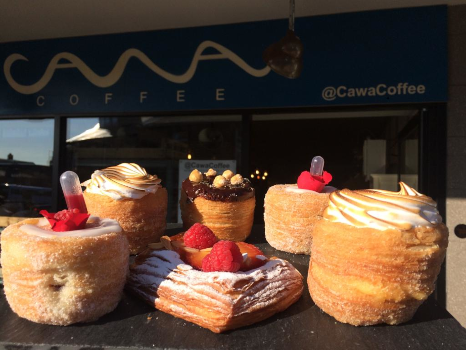 Pastries and baked goods at Cawa Coffee Broomhill