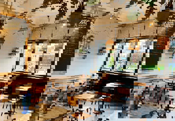 The dining area at S17 Coffee Shop & Bistro.