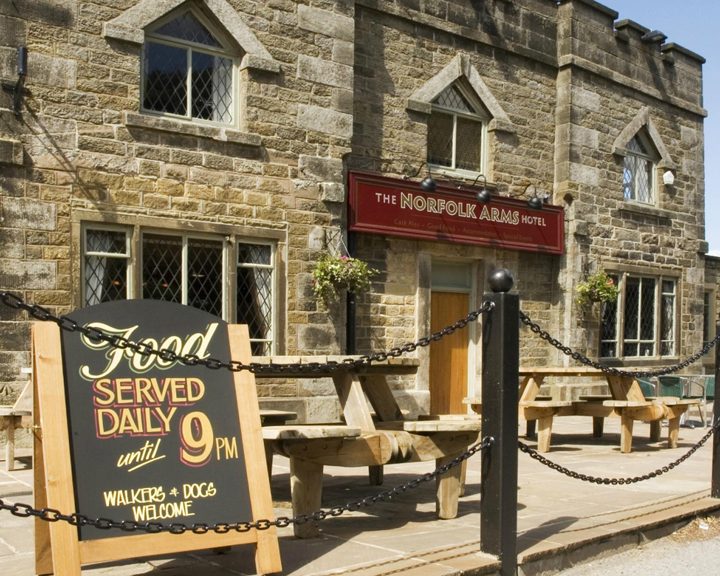 The exterior of The Norfolk Arms.