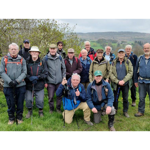 Members of the Wednesday Rambling Group Sheffield.