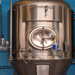 Beer brewing equipment at The Brewery of St Mars of the Desert + Taproom.
