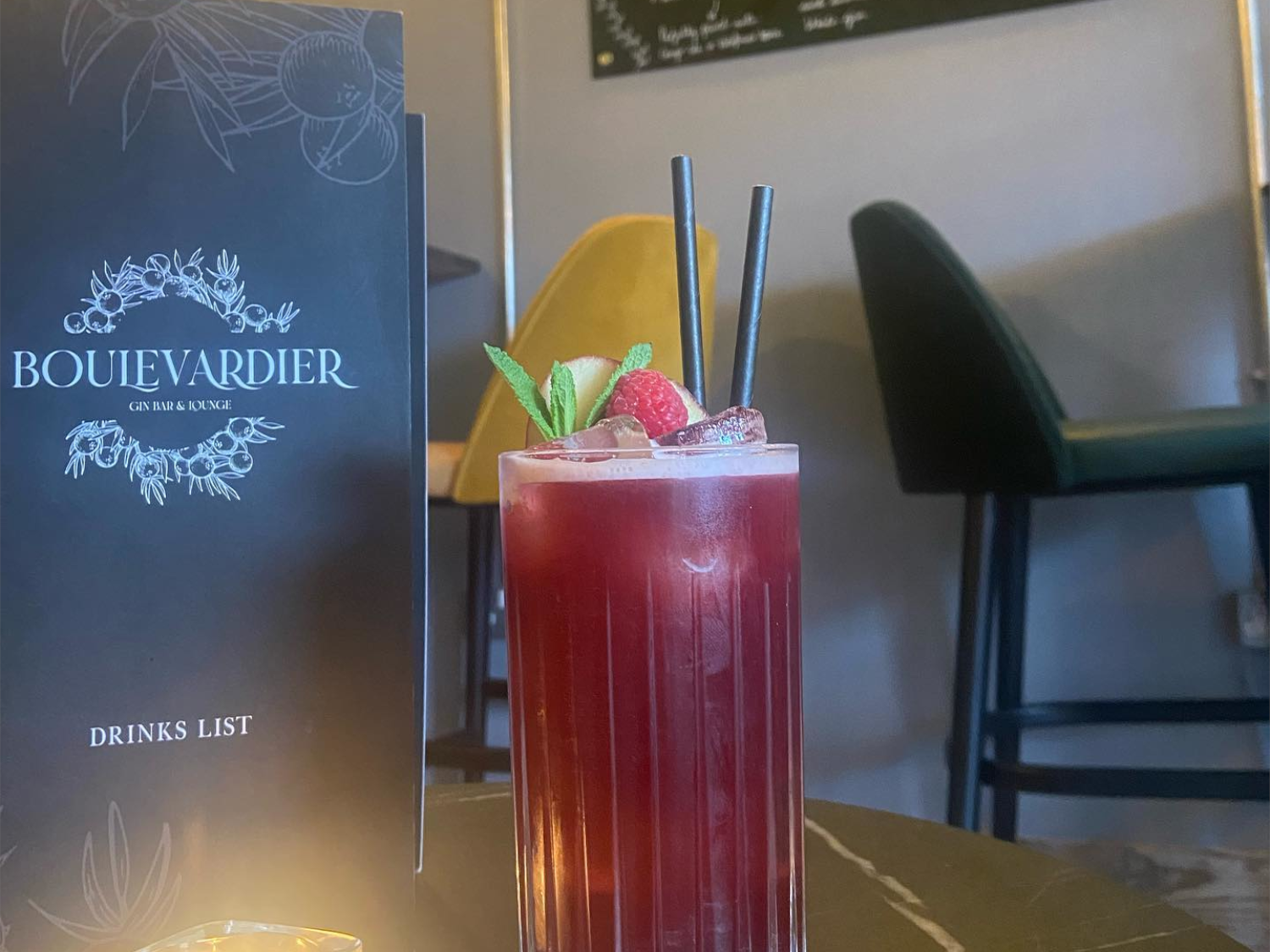 Cocktails at Boulevardier