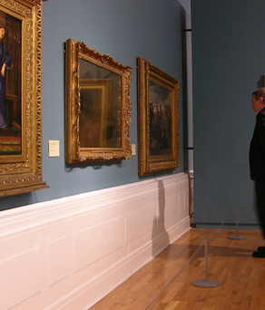 Inside Graves Gallery.