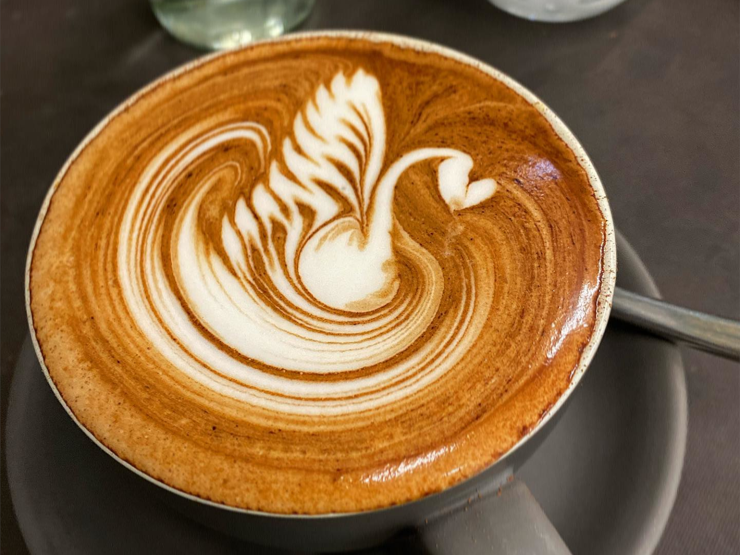 Cappuccino art Kollective Kitchen - Nether Edge