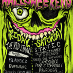 Halloween themed poster for the event.