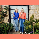 Promo image for Dig It with Jo Whiley and Zoe Ball with Jo Whiley and Zoe Ball standing in a garden.