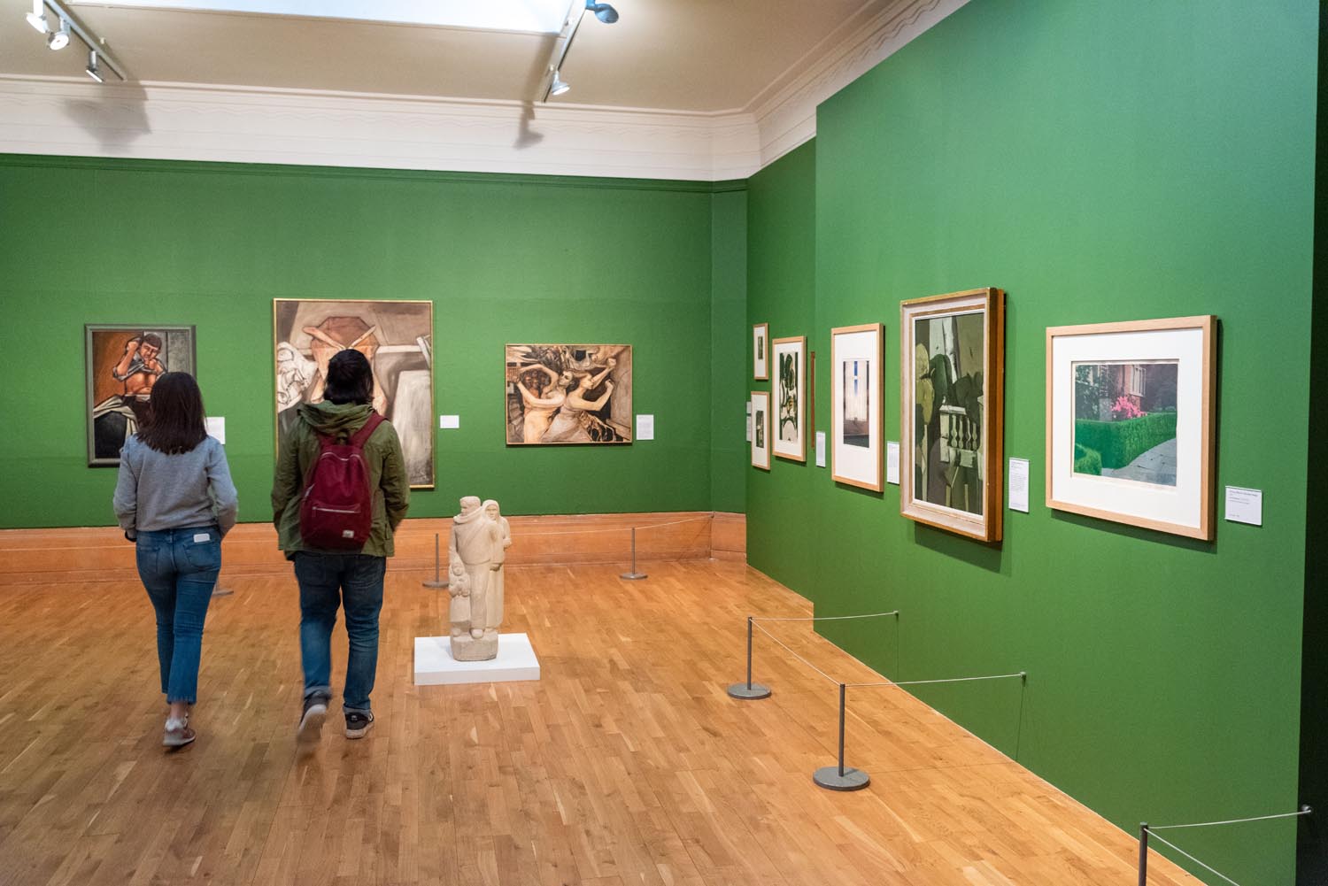 Inside Graves Gallery.