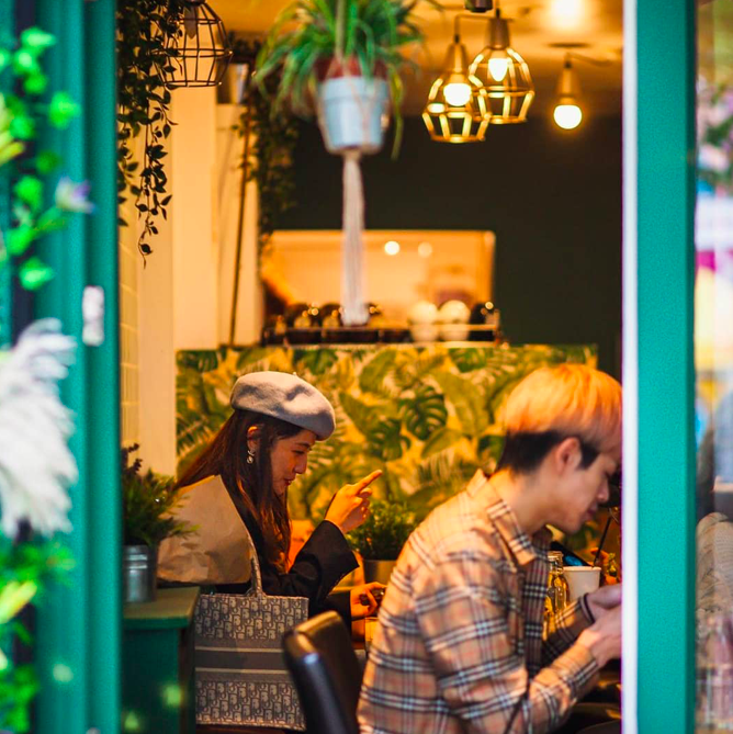 The interior of HowSt.