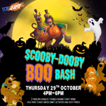 Halloween themed poster for the event.