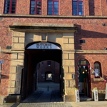 The entrance to the Butchers Works.