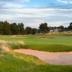 A sand trap at the Hallamshire Golf Club.