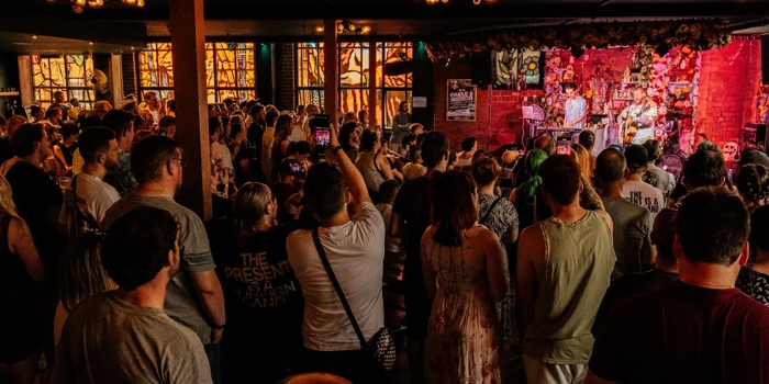 Church - Temple of Fun filled with people