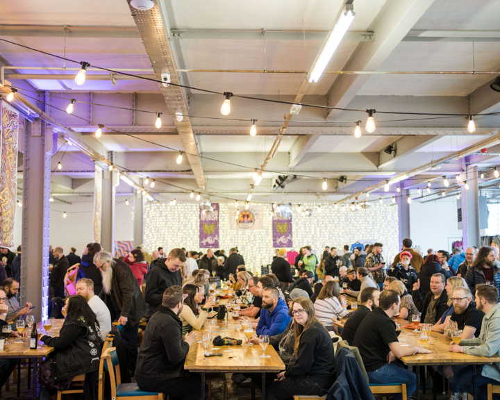 Indie Beer Feast crowds at Trafalgar Warehouse