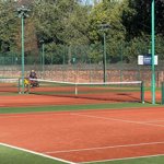 Outdoor tennis courts at the Hallamshire Tennis And Squash Club.