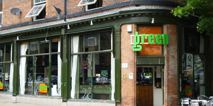 Exterior of The Green Room.