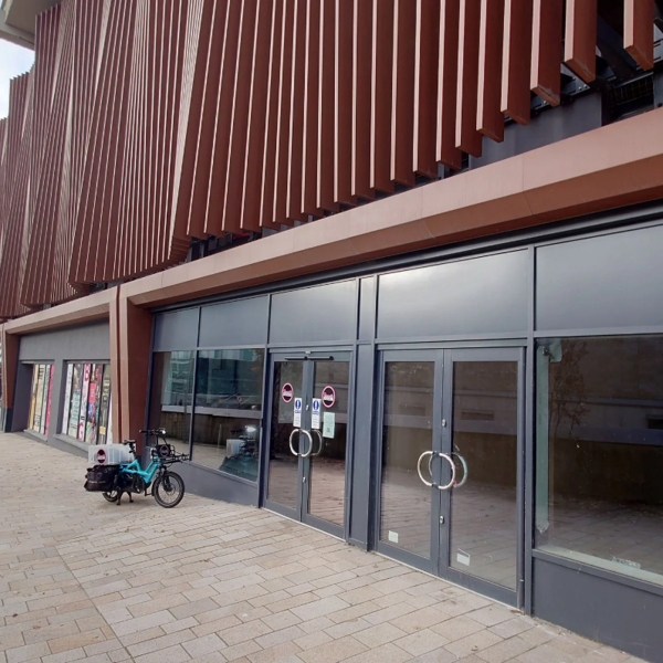 Exterior of Sheffield city centre cycle hub