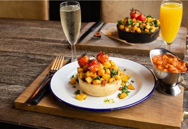 A table for two at Pieminister.