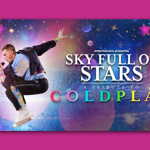 Promo image for the event with a multi-coloured backdrop and a man jumping while singing into a microphone.