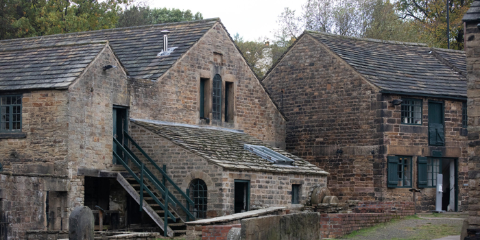 Some of the buildings at the Abbeydale Industrial Hamlet.