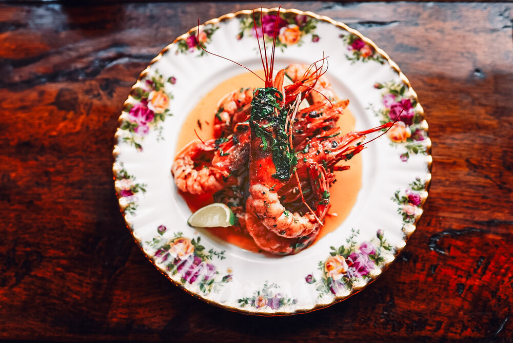 A plate of seafood at Native.