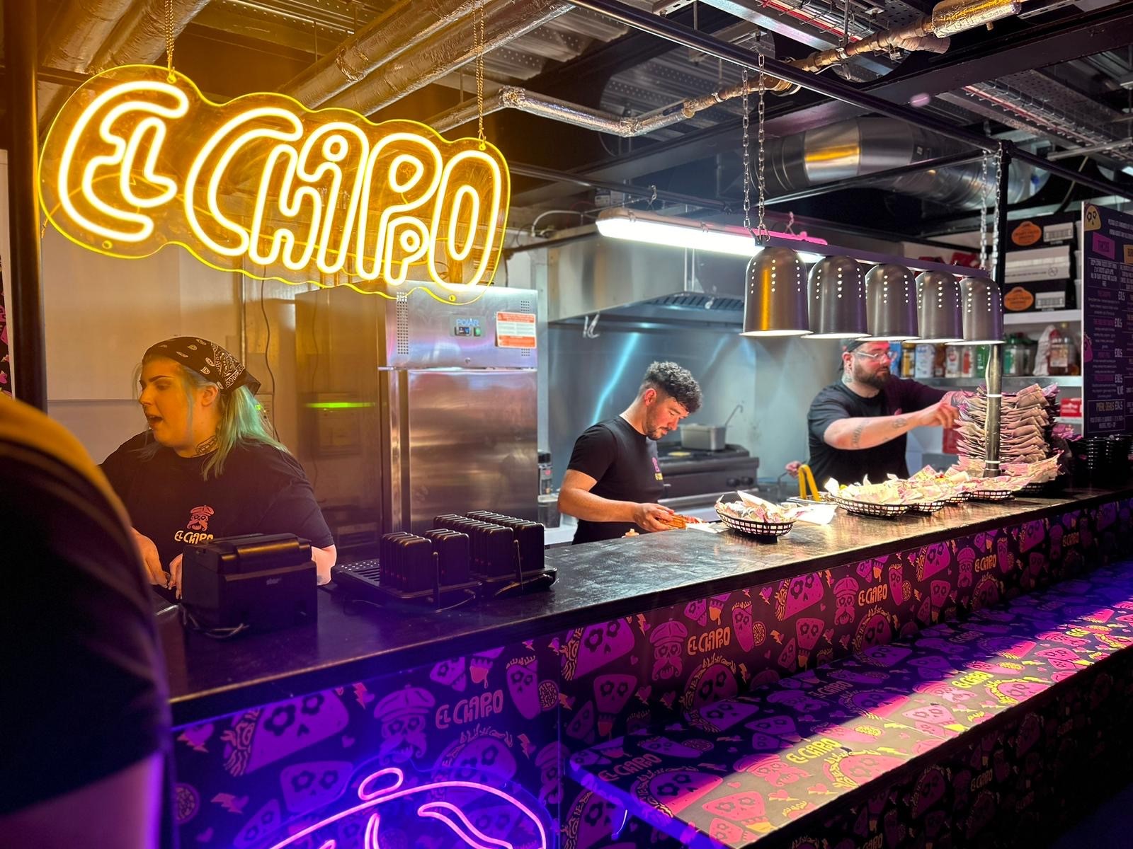 Food vendor at Cambridge Street Collective.