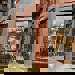 One of the display windows at Yards Store in Sheffield.