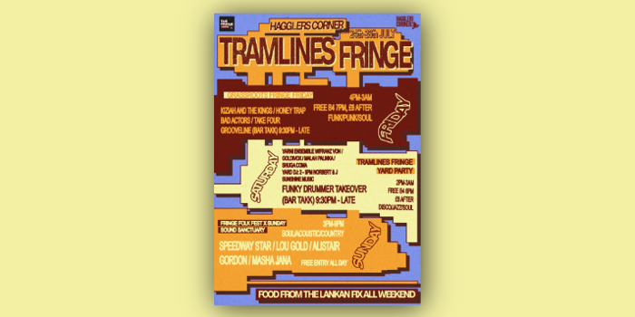 Poster for The Fringe At Tramlines @ Haggler's Corner