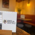 Menus on a table at The Boston Arms.