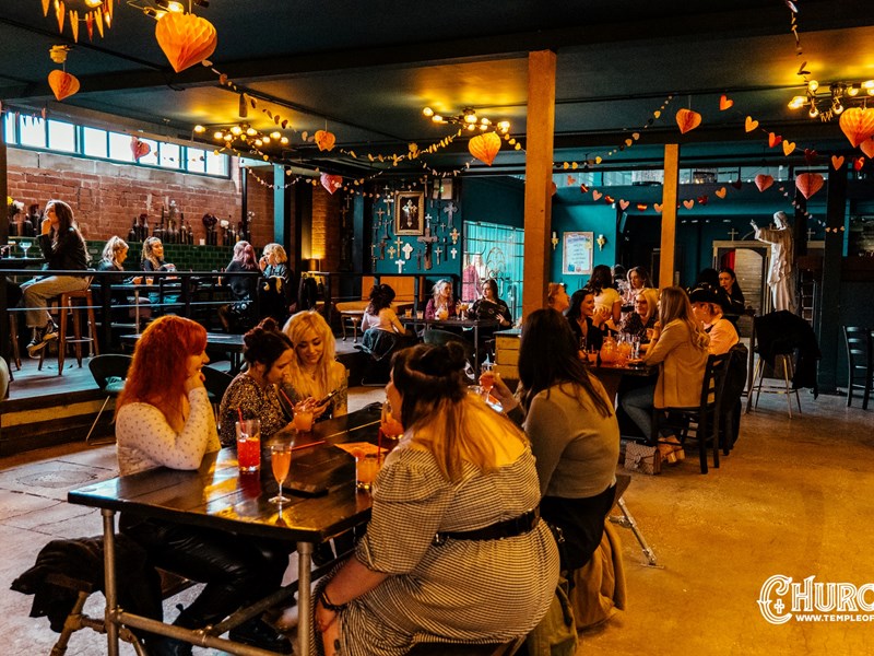 Inside Church - Temple of Fun.