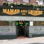 The exterior of the Italian restaurant Mama's & Leonies.