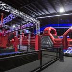 Inside the Ninja Warrior UK Adventure Park.