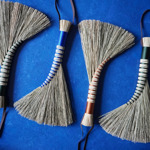 A selection of hand-made brushes.