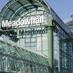 Part of the glass roof at the Meadowhall Shopping centre.